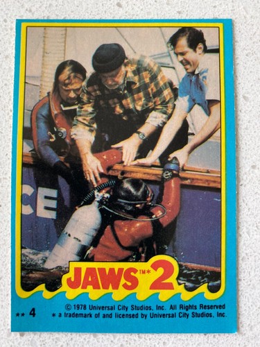 ( U SELECT CARDS ) 1978 Topps Jaws 2 CARDS &STICKERS🔽 all photos on! - Picture 18 of 207