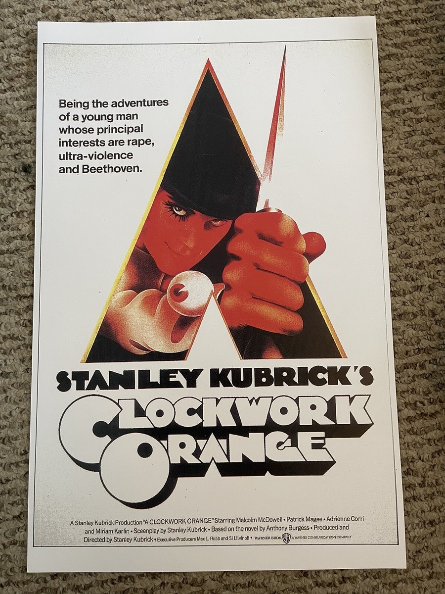 Clockwork Orange Stanley Kubricks Poster 11 x 17 (132/125) | eBay