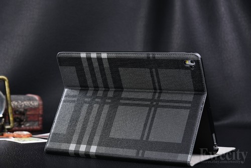 Folio Wallet Net Grid Leather Stand Smart Sleep/Wake Case Cover For Apple iPad - Picture 14 of 23