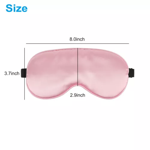 3pcs Travel Sleep Soft Silk Eye Mask, Padded Shade Cover Blindfold for Men Women - Picture 2 of 6