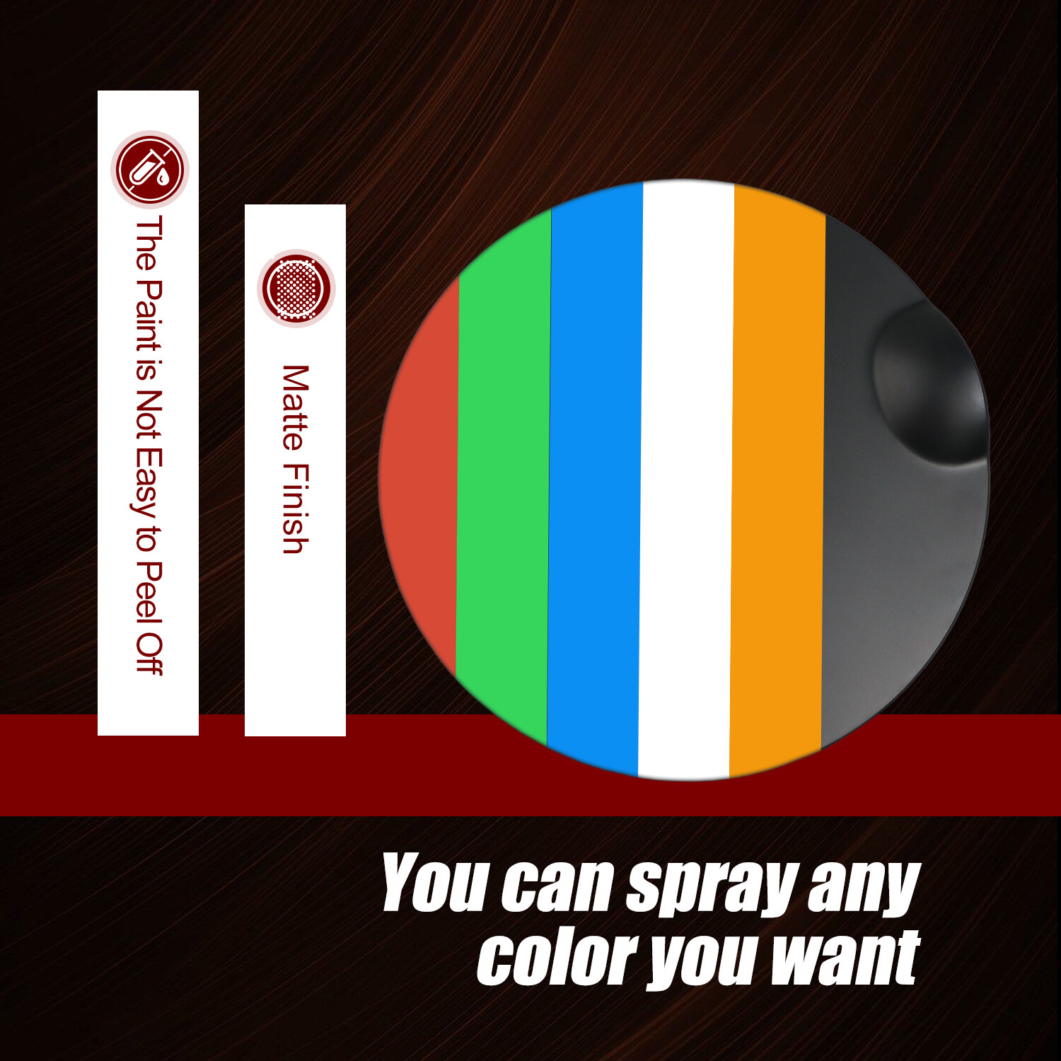 New Gas Tank Door Cap without Painting for 2010-2014 Ford F-150 Lincoln Mark LT