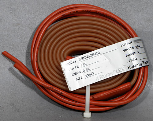 NEW BriskHeat XTremeFLEX BS0052040L Silicone Heating Tape, ASM PN: 56-108140A15