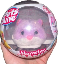 Zuru Pets Alive PURPLE Hamster Mania Ball Real Sounds & Moves NEW
