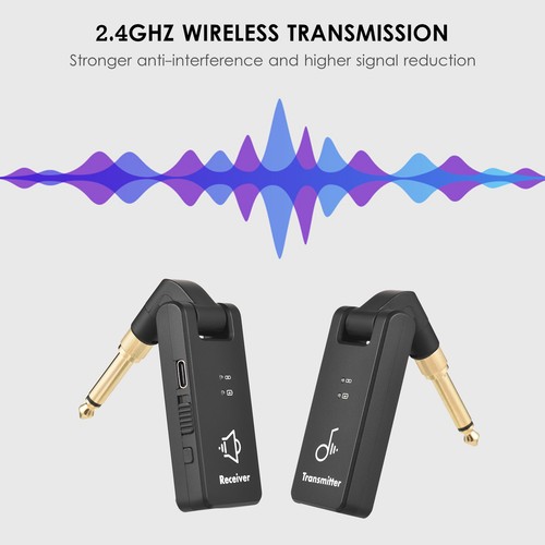 M-VAVE WP-8 Übertragungssystem 2,4G wiederaufladbare E-Gitarre W8N4 - Bild 5 von 10
