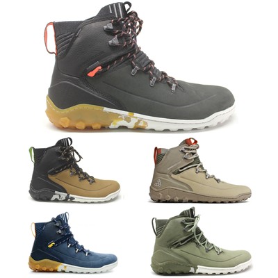 Vivobarefoot Mens Boots Tracker Decon FG2 Casual Lace-Up Hi-Top 