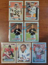 Lot of 7 1989 Topps Football Newton/Bruce/Beuerlein/Majkowski/Butts RC ROOKIE