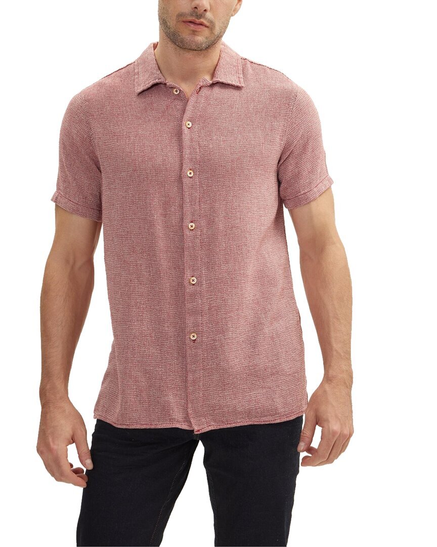 Легкая приталенная рубашка Ron Tomson на пуговицах мужская Xxl