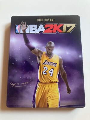 PS4 PlayStation 4 NBA 2K17  Kobe Bryant Steelbook - Mit OVP Und Anleitung