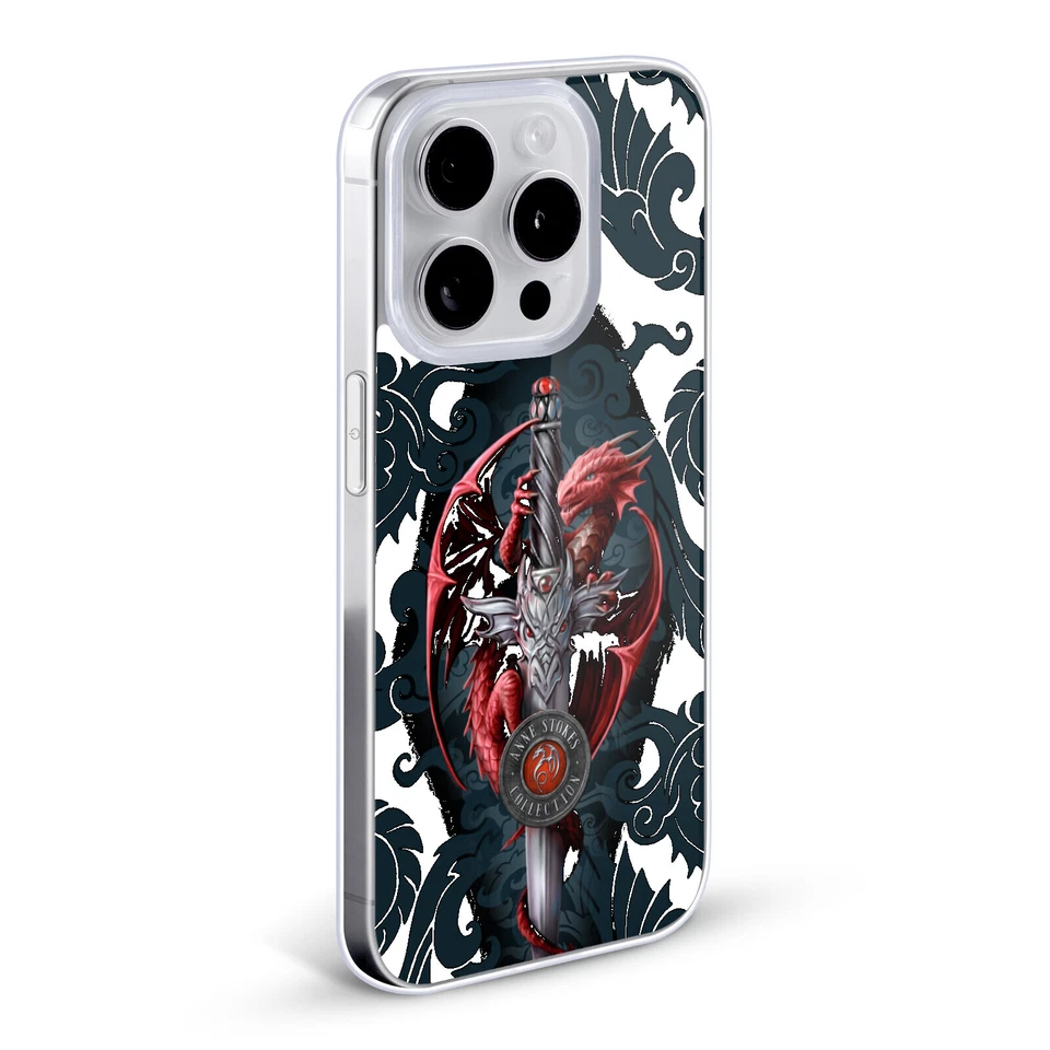 FUNDA OFICIAL DE GEL SUAVE ANNE STOKES DRAGONS PARA TELÉFONOS APPLE iPHONE Foto 2 de 4