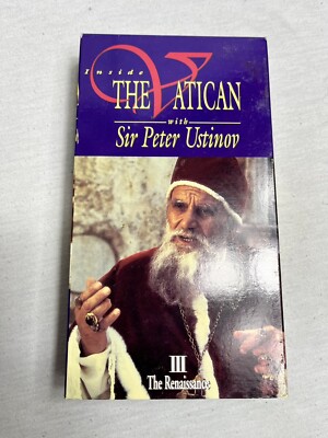 Religious Jesus Inside The Vatican With Sir Peter Ustinov VHS Tape