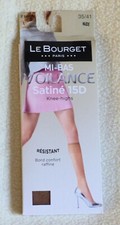 Ladies Satine Knee Highs 15 Denier Nude 2 Pair Pack - Le Bourget Voilance