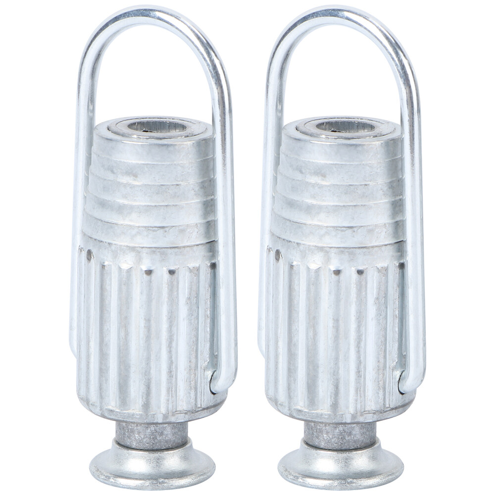 2 Pcs Rope Tightener for Clothesline Pulley Hardware Stable
