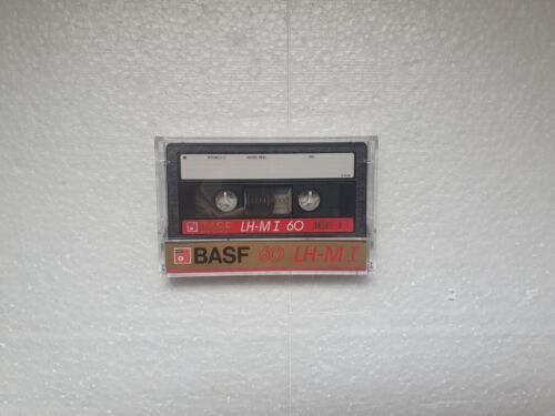 Kaseta audio vintage BASF LH-MI 90 * rzadka z Niemiec 1985 * niezapieczętowana - Zdjęcie 1 z 2