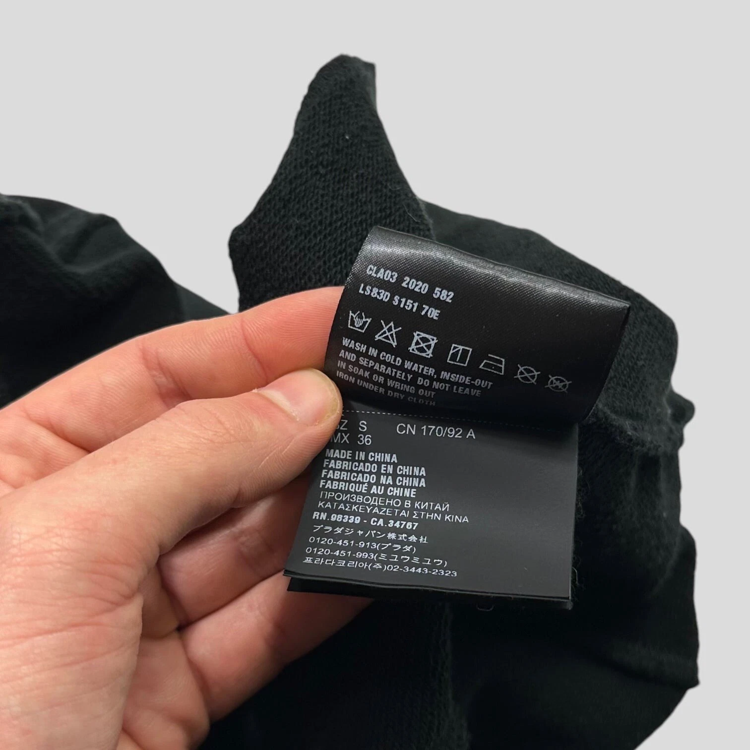 Felpa con cappuccio maglione Prada 2020 Luna Rossa S M