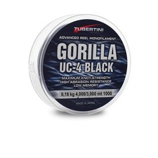 Filo da Pesca Tubertini Gorilla Uc-4 Black 1000 M in Nylon mare lago torrente