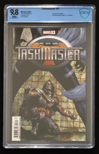 Taskmaster #3   Marvel 2021   1st Appearance of TAEGUKGI   CBCS 9.8