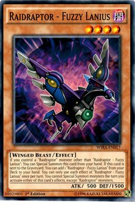 Raidraptor - Fuzzy Lanius - WIRA-EN017 - Common - 1st Edition x3 - Near Mint