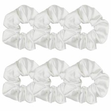 6 Pcs Satin Scrunchies - Soft Hair Ties Ponytail Holders Hair Bands Hair Acce...