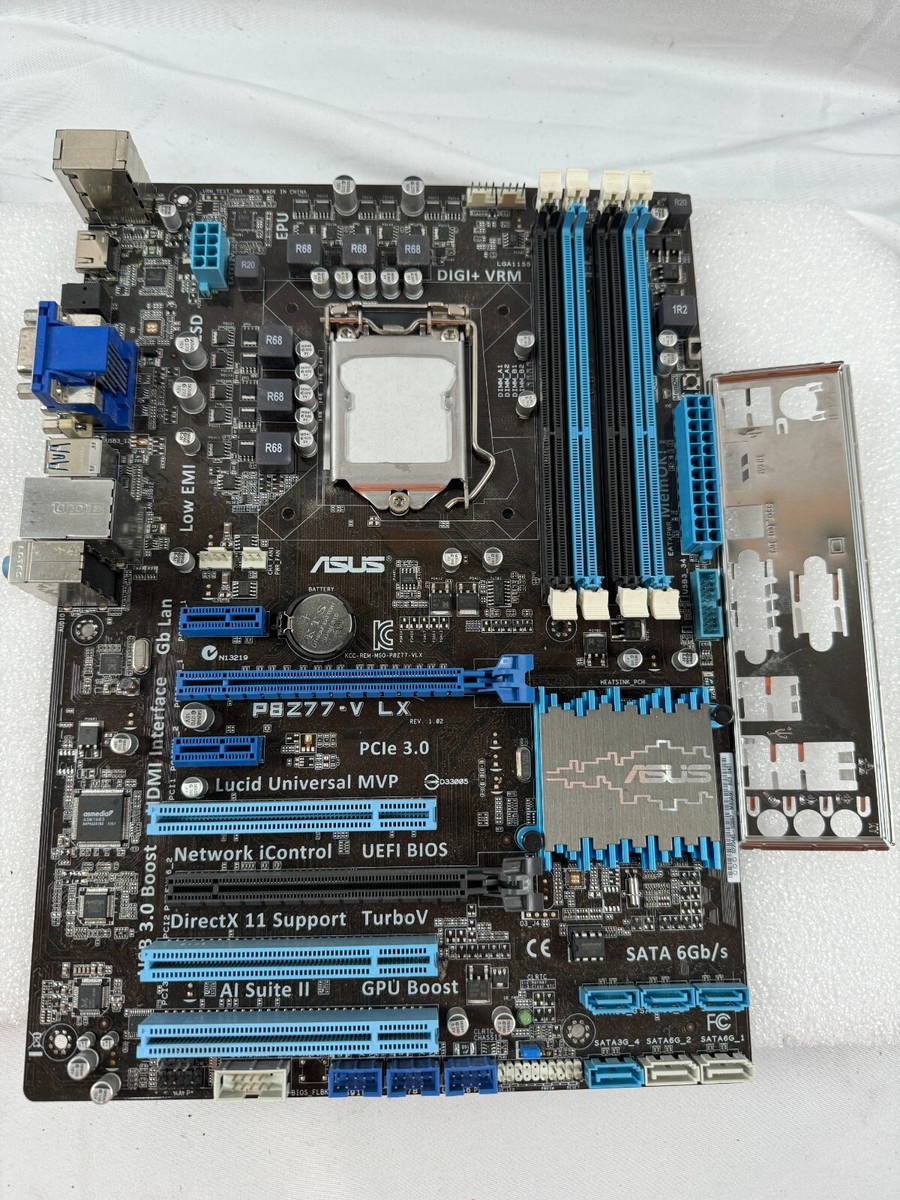 Asus P8Z77-V LX Intel LGA 1155 DDR3 SDRAM ATX Desktop Motherboard