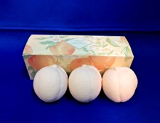 Vintage AVON Soap Peach Orchard 3 Soaps- New- Old Stock 1989