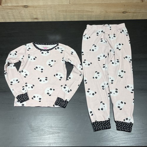The Children’s Place 2 Piece Panda Print Pajamas Set Size 6 GUC - FLAWED READ