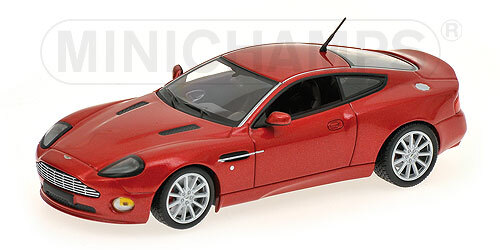 MINICHAMPS 519431372 1:43 ASTON MARTIN VANQUISH S - 2004 - RED METALLIC