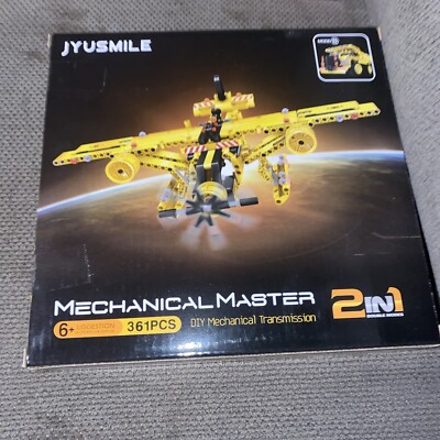 Mechanical Master Building Set Tractor  And Plane