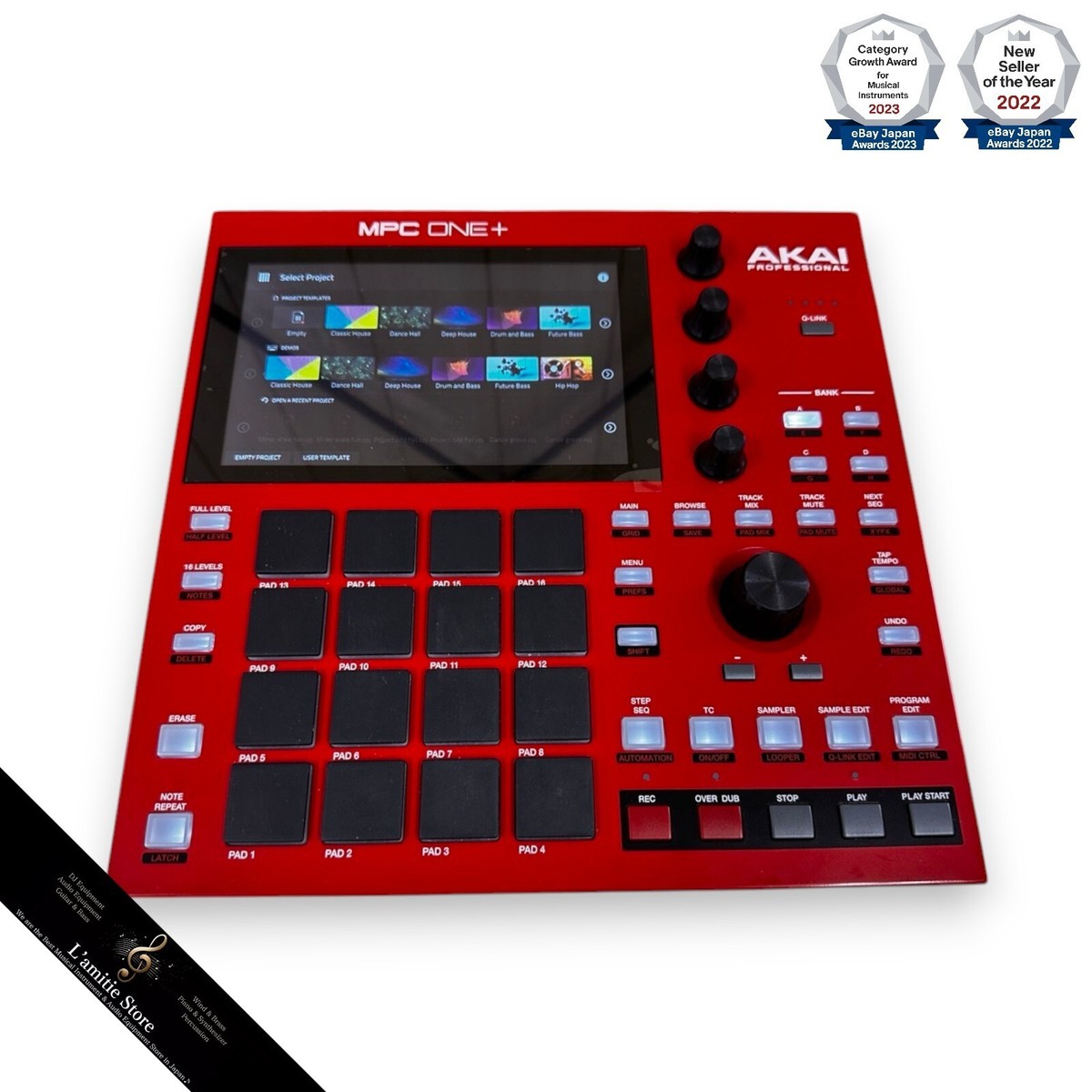 Akai Professional MPC One+ Red Standalone Music Production