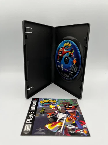 Crash Bandicoot Warped (Playstation 1, 1998) Disc + Manual, Tested & Working