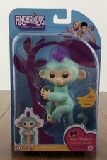 AUTHENTIC ZOE Turquoise WowWee Fingerlings Monkey Fingerling FREE SHIPPING