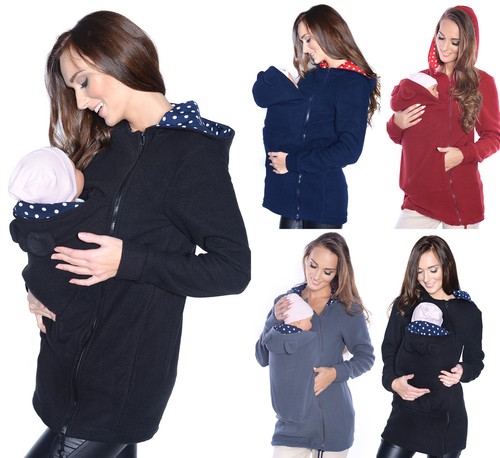 Maternity Polar warm fleece Hoodie 