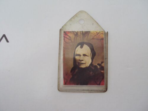 Relic Badge of Ven. Marie Anne Marcelle Mallet Sisters of Charity Quebec #RELL