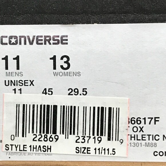 Converse CT Ox Athletic Navy Shoes thumbnail 8