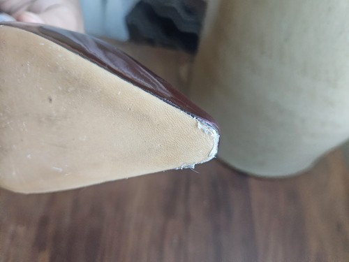 Christian Dior Burgundy Patent Leather J'aDior Slingback Pumps EU 41 US 10 - Imagen 10 de 15