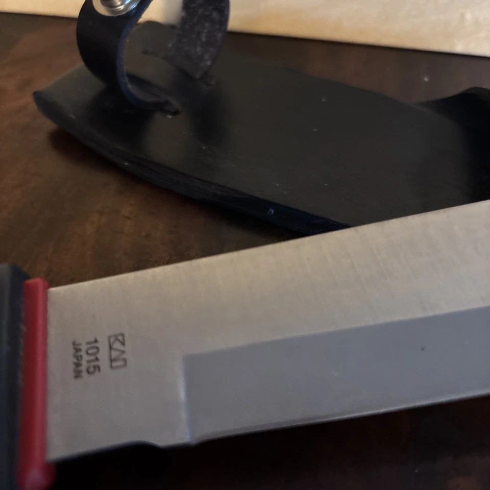 Новый из старых запасов охотничий нож Kershaw Bowie модель 1015 с фиксированным лезвием KAI сделано в Японии - Изображение 2 из 4