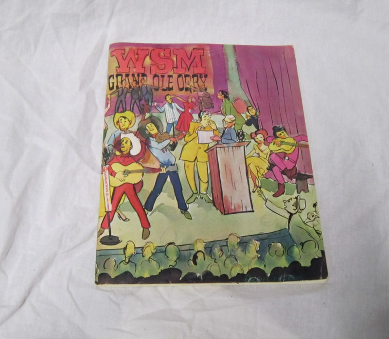 Vintage 1966 WSM Grand Ole Opry Official History-Picture Book & Program