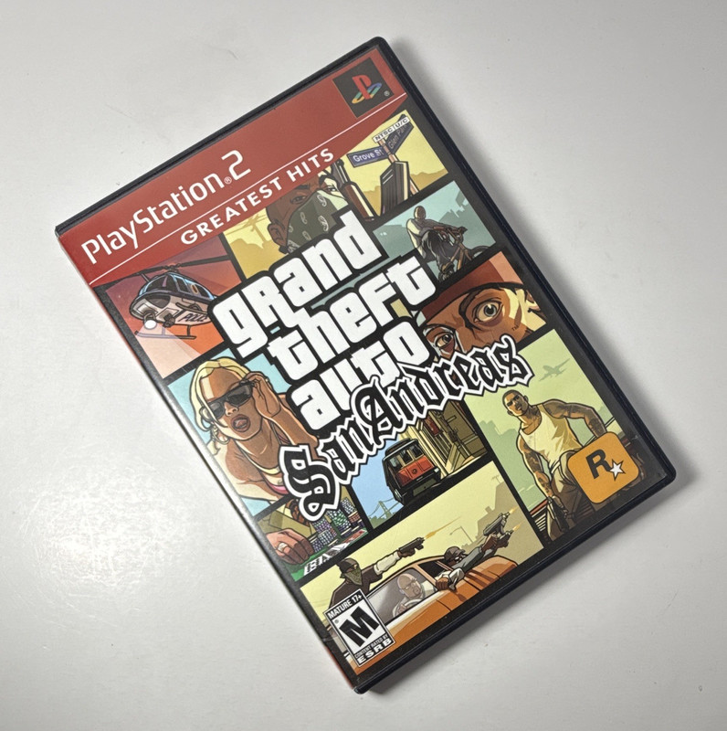 Grand Theft Auto: San Andreas Greatest Hits PS2 | Case&Game/T&W