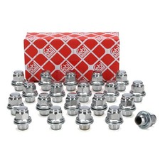 20x febi 26587 Radmutter M12x1,5mm für HYUNDAI KIA LEXUS MITSUBISHI TOYOTA