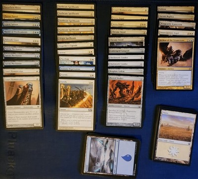 MTG Blue White Deck Master of Predicaments Argent Sphinx Flying Artifact 60 Card