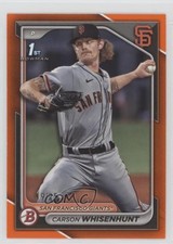 2024 Bowman Prospects Orange Border 19/25 Carson Whisenhunt #BP-96 0g4