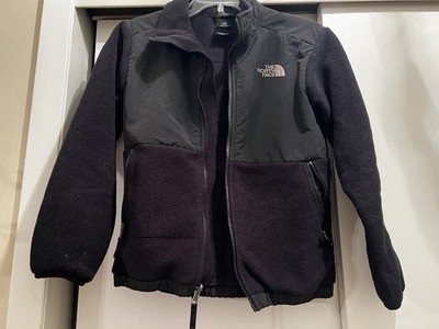 The North Face Unisex Kids Fleece Full Zip spring Jacket Black medium 10/12 