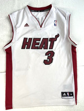 Dwyane Wade Miami Heat adidas Jersey Men Medium White 2010 2009