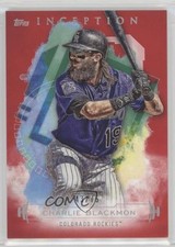 2019 Topps Inception Red 43/75 Charlie Blackmon #76 0zg4