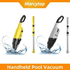 Cordless Pool Vacuum Handheld 6000mAh Pool Vacuum for Above Ground Pool 60mins