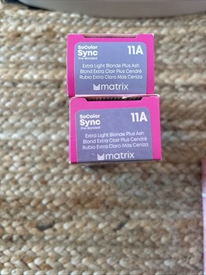 MATRIX SoColor Sync Pre-Bonded Alkaline Toner 2 Oz 2 Pack - Shade 11A