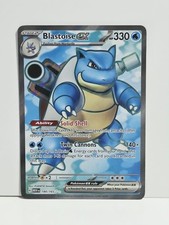 Blastoise ex 184/165 Secret Rare Full Art Pokemon 151 Scarlet & Violet NM on eBay