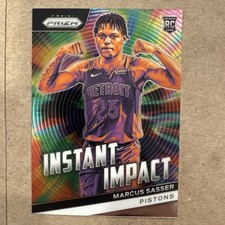 2023-24 Panini Prizm - Instant Impact Marcus Sasser #22 (RC)