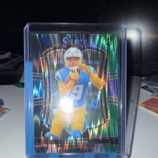 2025 Select Green & Black Prizm Shock Tre Harris (RC)  Premier Level  CHARGERS