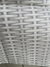 Cath Kidston Coated Fabric Remnant  1.5 Metre X 1 Metre Basket Weave Design Grey