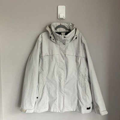 Forclaz Damen Jacke Regen Softshell 2XL XXL Grau Wander Mantel Windbreaker